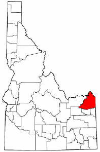 Image:Map of Idaho highlighting Fremont County.png