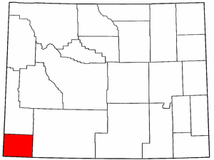 Image:Map of Wyoming highlighting Uinta County.png