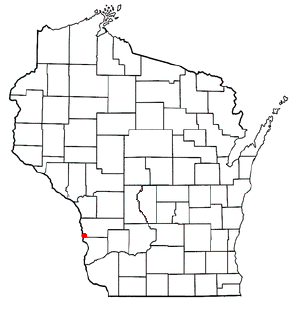 Location of De Soto, Wisconsin