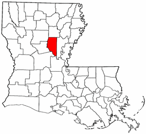 Image:Map of Louisiana highlighting La Salle Parish.png