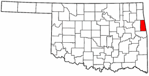Image:Map of Oklahoma highlighting Adair County.png