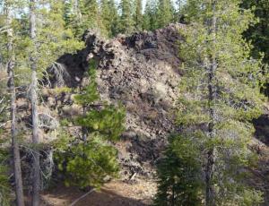 image:Chimney Crater spatter cone-300px.JPG