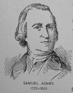 An illustration of Adams from an 1899 history book.