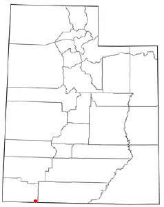 Location of Hildale, Utah