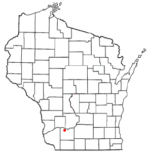 Location of Clyde, Wisconsin