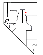 Location of Carlin, Nevada