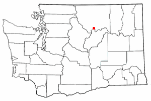 Location of Brewster, Washington