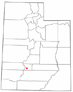 Location of Junction, Utah