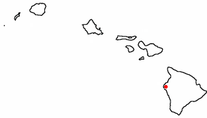 Location of Kalaoa, Hawaii
