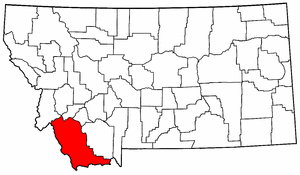 Image:Map of Montana highlighting Beaverhead County.png