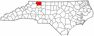 Image:Map of North Carolina highlighting Surry County.png