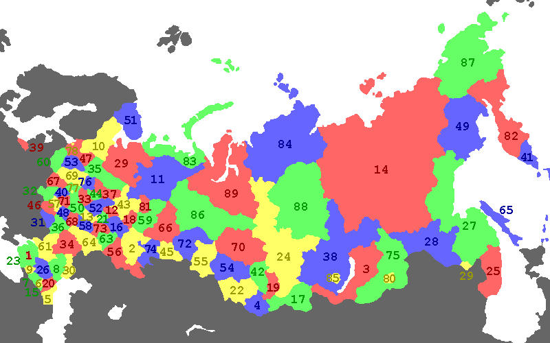 Federal subjects of Russia - Academic Kids