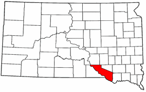 Image:Map of South Dakota highlighting Charles Mix County.png