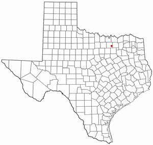 Location of Hackberry, Texas