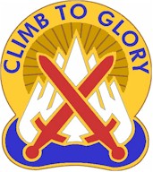 Distinctive unit insignia of the 10th Mountain Division.