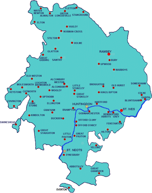 Huntingdonshire in detail