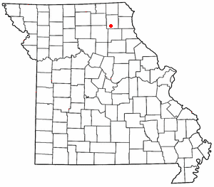 Location of Novelty, Missouri