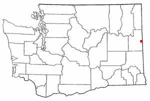 Location of Liberty Lake, Washington
