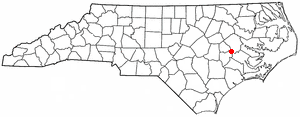 Location of Grifton, North Carolina