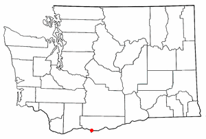 Location of Dallesport, Washington