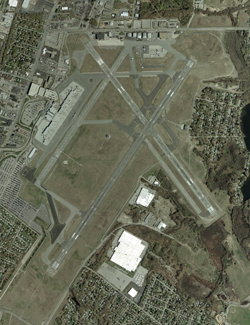 Aerial View of T.F. Green Airport