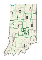 Indiana congressional districts