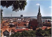 Old Town (Star mesto) of Bratislava viewed from Bratislava Castle