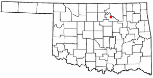 Location of Skedee, Oklahoma