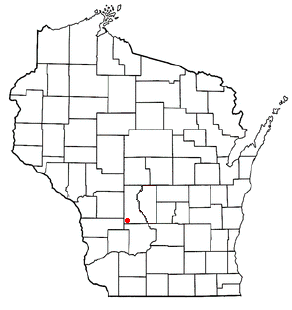 Location of Union Center, Wisconsin