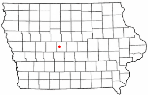 Location of Ogden, Iowa