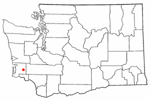 Location of Lebam, Washington
