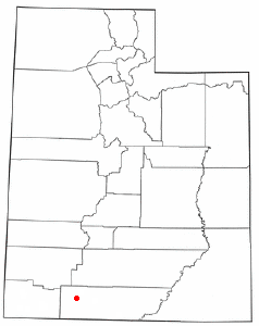 Location of Glendale, Utah