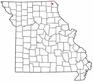 Location of Luray, Missouri