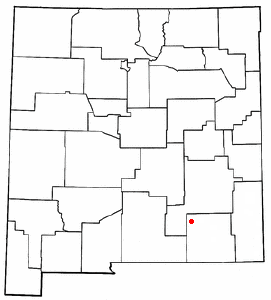Location of Hope, New Mexico