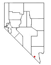 Location of Sandy Valley, Nevada