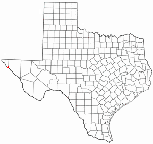 Location of Tornillo, Texas