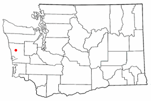 Location of Humptulips, Washington