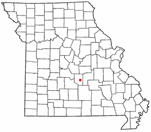 Location of St. Robert, Missouri