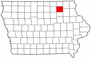 Image:Map of Iowa highlighting Chickasaw County.png