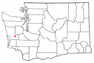 Location of Brady, Washington