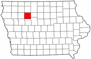 Image:Map of Iowa highlighting Pocahontas County.png