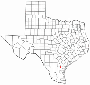 Location of Sandia, Texas