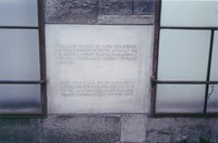 A plaque commemorating the exact scene of the Sarajevo Assassination.