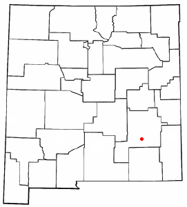 Location of Dexter, New Mexico