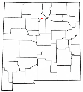 Location of Sombrillo, New Mexico