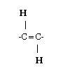 A trans configuration of hydrogen atoms