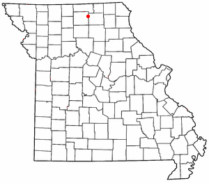 Location of Greencastle, Missouri