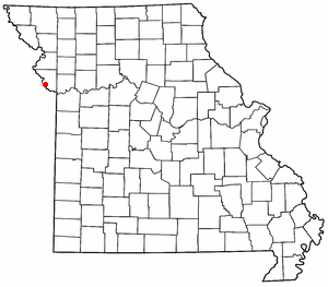 Location of Farley, Missouri