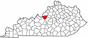 Image:Map of Kentucky highlighting Bullitt County.png