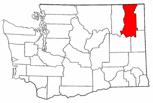 Image:Map of Washington highlighting Stevens County.png